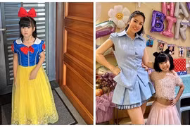 Con gái Lê Phương 5 tuổi, chân dài, xinh hết nấc