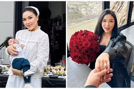 Người mẫu Quỳnh Thư có con kháu khỉnh, sống bình yên 