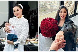 Người mẫu Quỳnh Thư có con kháu khỉnh, sống bình yên 