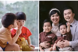 Ngắm hai con trai đáng yêu của Lê Khánh - Tuấn Khải