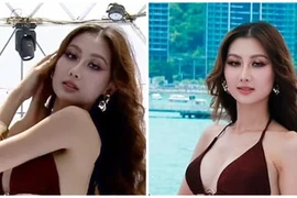 Quế Anh trình diễn bikini bốc lửa ở Miss Grand International 2024
