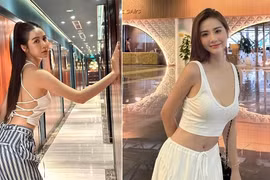 Huyền Lizzie ngày càng ăn mặc kiệm vải đốt mắt người nhìn