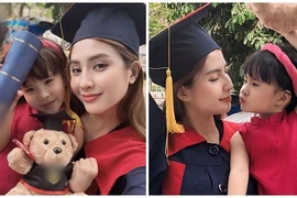 Tình cũ của Jack đưa con gái cùng đi nhận bằng tốt nghiệp