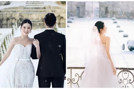 Midu hé lộ chi tiết đặc biệt khi chụp ảnh cưới ở trời Tây