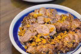 Bộ phận giàu dinh dưỡng của con heo, nướng riềng mẻ ngon xuất sắc