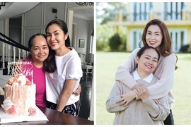 Tăng Thanh Hà chăm đưa đón mẹ đẻ đi du lịch, đến nhà chơi