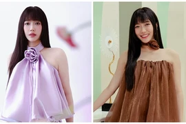 Thời trang giấu vòng hai của Diệu Nhi 