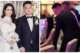 Diệp Lâm Anh và chồng cũ ngồi cạnh nhau tại sự kiện