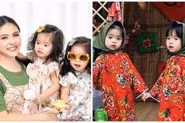 Cặp song sinh như thiên thần của Vân Trang và chồng Việt kiều