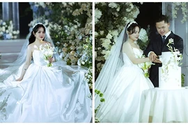 Đám cưới hoành tráng của “chị đẹp” Thái Trinh và chồng kém tuổi