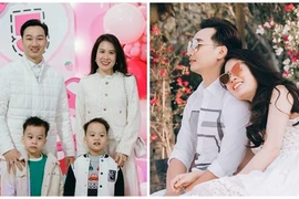 Hôn nhân ngọt ngào của Thành Trung và vợ cựu tiếp viên hàng không