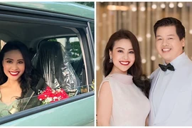 “Ông hoàng nhạc đỏ” Đăng Dương tặng vợ xe hơi mới