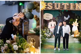 Đàm Thu Trang mở tiệc sinh nhật hoành tráng cho quý tử