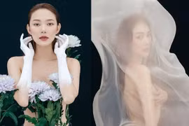 Hình ảnh cởi táo bạo của Minh Hằng và loạt mỹ nhân Việt