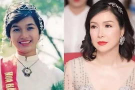 Hoa hậu Bùi Bích Phương mãn nguyện bên chồng Tiến sĩ