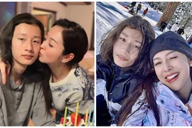 Con trai Jennifer Phạm đón sinh nhật bên mẹ