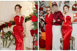 Vy Oanh khoe đón Giáng sinh hoành tráng trong biệt thự 1.400 m2