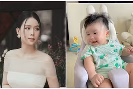 Hot girl Sam khoe quý tử lai Hàn Quốc vô cùng kháu khỉnh