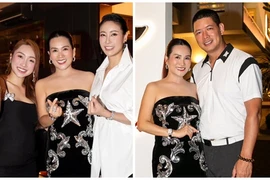 Vợ hơn tuổi của Bình Minh đón sinh nhật bên chồng, hội bạn thân