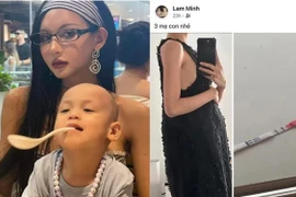 Xôn xao thông tin Lâm Minh mang bầu lần hai