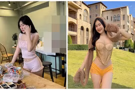 Hot girl Thái Lan thản nhiên mặc quần ngắn cũn cỡn ra đường