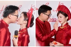 Ngọc Huyền “Thương ngày nắng về” bật khóc trong lễ ăn hỏi