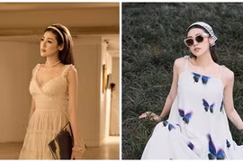 Vẻ sang chảnh, cuốn hút của bà bầu Tú Anh