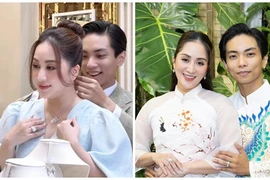 Khánh Thi được chồng trẻ mua tặng trang sức kim cương cận Tết