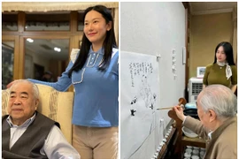 Họa sĩ nổi tiếng bị chỉ trích khi lấy vợ kém 50 tuổi