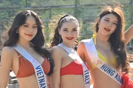 Thanh Thủy và dàn thí sinh Miss International 2024 diện bikini nóng bỏng 