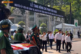 "Chúng tôi vinh dự được làm nhiệm vụ tại tang lễ của nguyên Thủ tướng Phan Văn Khải"