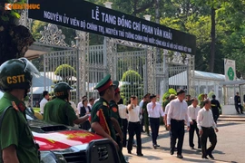 "Chúng tôi vinh dự được làm nhiệm vụ tại tang lễ của nguyên Thủ tướng Phan Văn Khải"