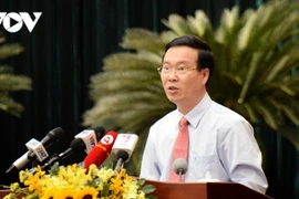 Ông Võ Văn Thưởng đề nghị TP.HCM mạnh dạn phân cấp, phân quyền