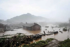Miền Đông Bắc Trung Quốc tan hoang vì lũ lụt