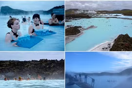 Chiêm ngưỡng nước nóng Hồ Xanh ở Iceland