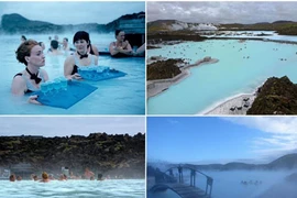 Chiêm ngưỡng nước nóng Hồ Xanh ở Iceland