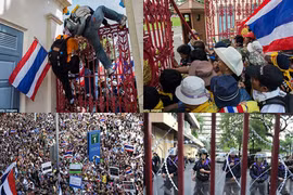 Người biểu tình Thái Lan xông vào chiếm trụ sở quân đội