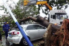 Cảnh tan hoang siêu bão Haiyan đánh vào TQ