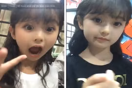 "Tiểu mỹ nhân" 8 tuổi nổi tiếng với clip 15 giây đáng yêu