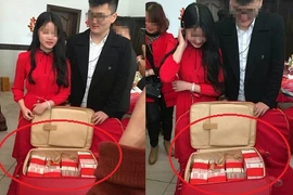 Vali 11 tỷ đồng trong lễ ăn hỏi của cô dâu 18 tuổi 