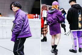 Tông màu tím đậm chuẩn bị thống trị năm 2018