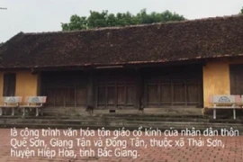 Cận cảnh ngôi chùa cổ ở Bắc Giang có nguy cơ đổ sập