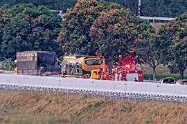 Tai nạn nghiêm trọng trên cao tốc Nha Trang - Cam Lâm 