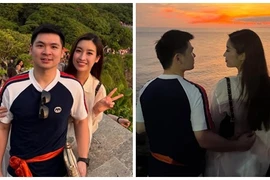 Đỗ Vinh Quang khoe ảnh du lịch nước ngoài cùng vợ Hoa hậu