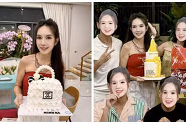 Vợ Lý Hải đón sinh nhật trong biệt thự triệu đô