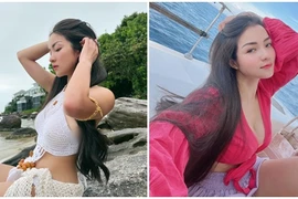 "Cựu hot girl ngực khủng" Thủy Top tạo bão nhờ sắc vóc gợi cảm