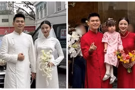 Chồng thiếu gia đi xe sang đón Salim trong lễ ăn hỏi