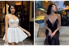 Á hậu Thảo Nhi Lê khoe body gợi cảm với váy áo táo bạo