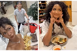 Tuấn Khôi cưng chiều H’hen Niê như công chúa