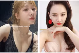 Hari Won mặc trễ nải khoe khéo vòng 1 nảy nở